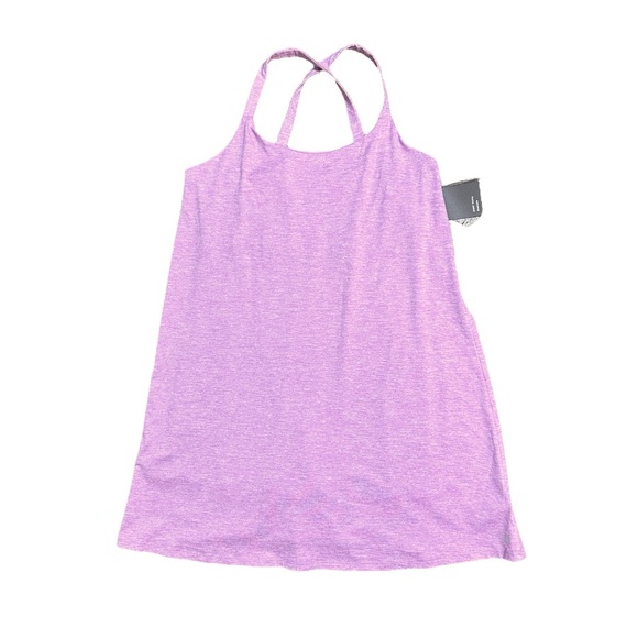 GAP Dresses & Skirts - NWT GapFit pink Brushed Tech Jersey Dress size large activewear workout